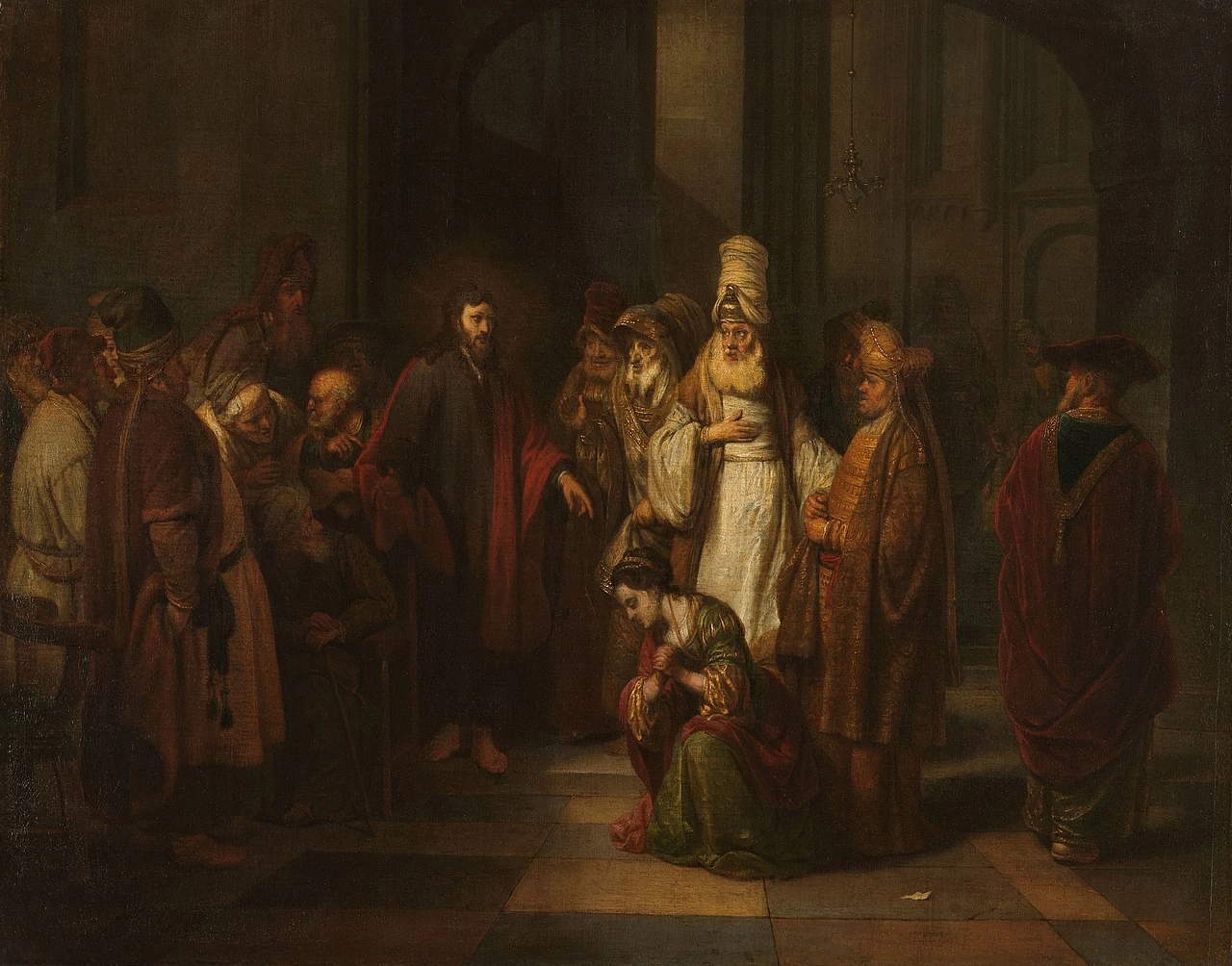 Cristo e la donna colta in adulterio - Rijksmuseum , Amsterdam